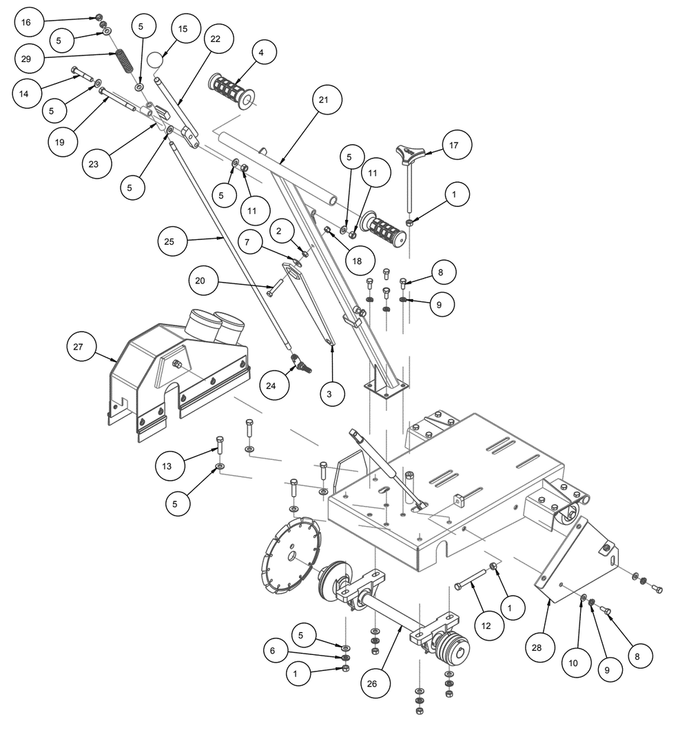 Section 02 Diagram and Parts List for CC-100 171320-9H MK Diamond Concrete Saw